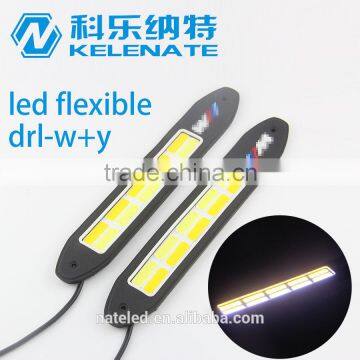 Best Selling 100% Waterproof Flexible Cob Led Drl Strip Auto Drl Led Daytime Runing Light photo-6