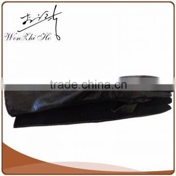 Long Elbow Length Fashion Black Tight Leather Gloves