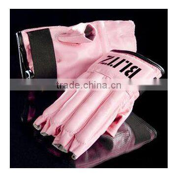 Leather Fingerless Bag Gloves