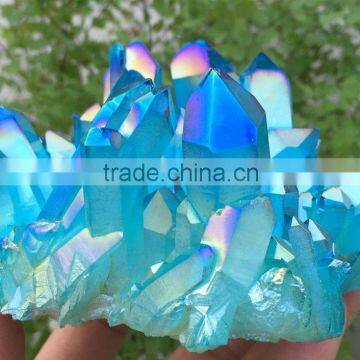 Wholesale High Quality Blue Crystal Cluster as Home or Office Decoration photo-2
