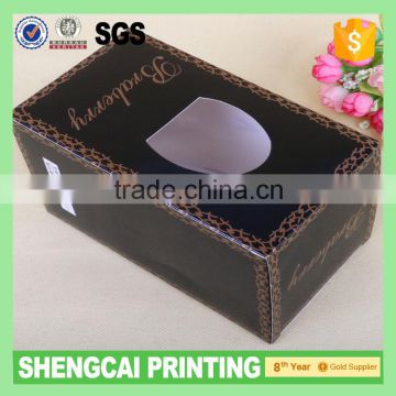 Black color with window paper box packaging for SiliconeBra