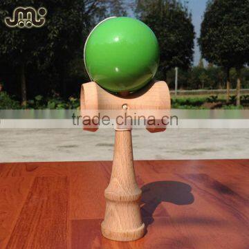 Wholesale Solid Wooden Toy Green Kendama