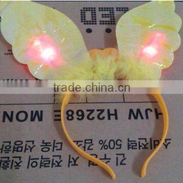Hot Sale LED Hair Accessories Flash Ox Horn Hairpin Headband for Halloween Party Crazy Party photo-2