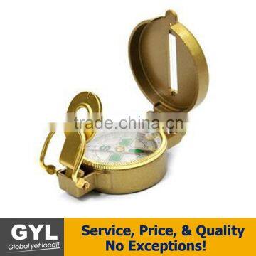 Hot Sale Outdoor Hiking Portable Metal Brass Compass With Lid
