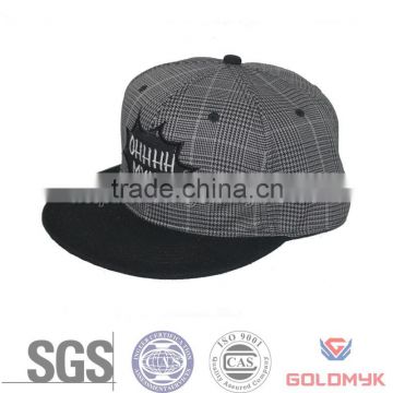 Applique Embrpidery logo hiphop cap , flat bill hiphop cap , SGS ISO 9001 hiphop cap