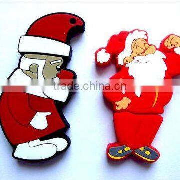 Wholesale Christmas Father Popular Cartoon Character USB USB Flash Drive ,Custom Memory Stick Free Logo Mock Up photo-2