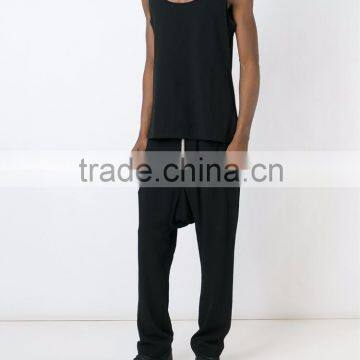 Daijun Oem Mens Trouser Fabrics Pictures of Trousers for Men Drop Crotch Pants photo-2