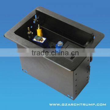 CE RoHS FCC Hidden Meeting Table Outlet for Conference System