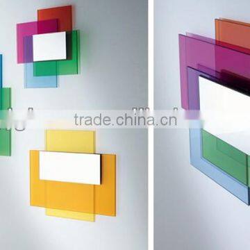 colored tempered laminated glass for window