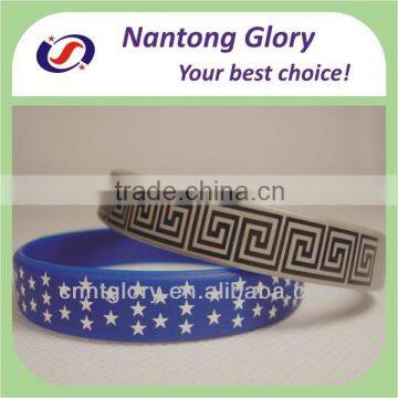 custom printed logo silicone wristbands