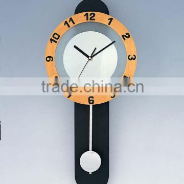 Glass Pendulum Wall Clock YZ-9814