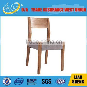 2016 new design solid wood dining room chair with sponge seat DCW9009#