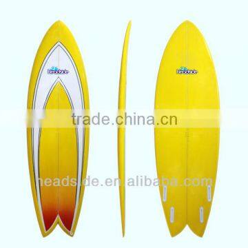 2014 New Design PU Fish Surfboard