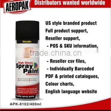 Aeropak Metallic Spray Paint Gold