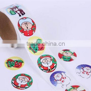 China hot custom printing satin paper roll sticker