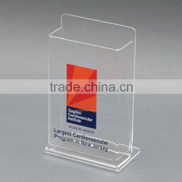 Custom wholesale wall mount outdoor acrylic brochure holder