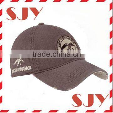 Flame embroidery custom 6 panel promotional running hats