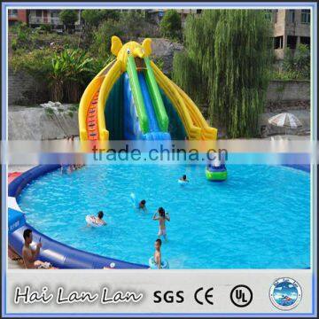 2015 good quality inflatable water slide blower on alibaba