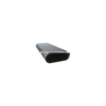 Black Elliptical Steel tube