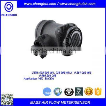 High Quality Car Mass Air Flow Meter/sensor 038 906 461/038 906 461X/ 0281 002 463/ 0 986 284 008