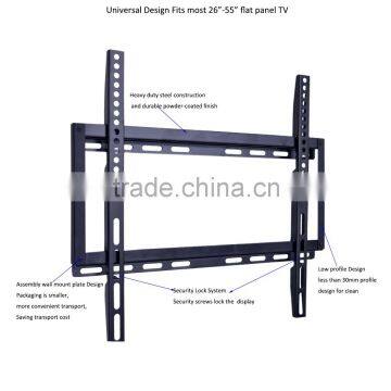 Universal Low-profile Fixed Sliding Simple Lcd Led Plasma tv Wall Mount for 26 - 55" Screens With Vesa Max 400x400 photo-2
