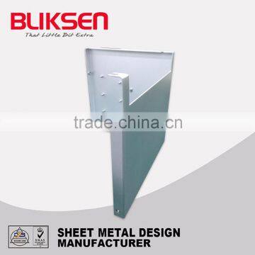 Aluminum plate metal sheet fabrication with bendin/welding/laser cutting