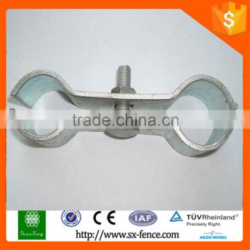 Hot Dipped Galvanized Temporary Fence Clamp with Yellow Color Fence