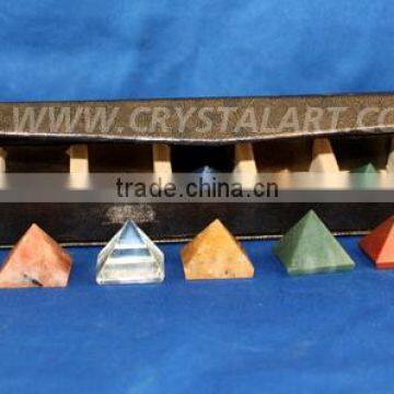 Chakra Pyramid Set with Box