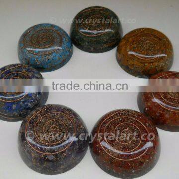 GEMSTONE CHAKRA ORGONE CABS DISK SET