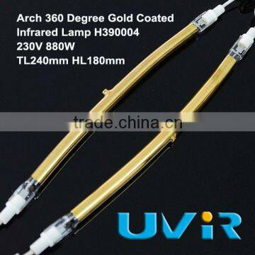 Infrared Heaters for three-dimensional forms Halogen lamp IR lamp