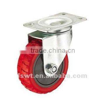 Medium Duty PU/PVC Caster Wheel With Swivel