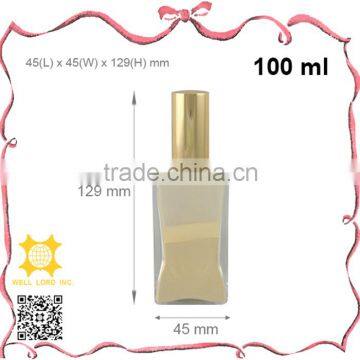 100ml dazzling golden cap golden shimmer powder pump spray bottle