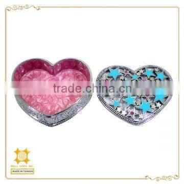 forsale heart shaped turkey blue star jewelry storage box