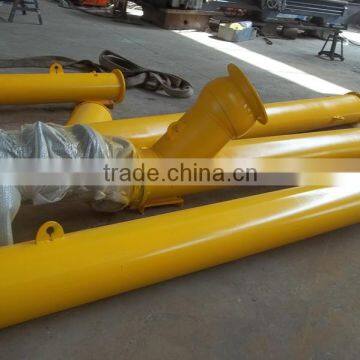 165 screw conveyor used in cement transportation for concrete mixing plant