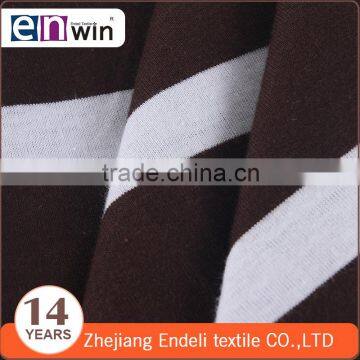 wholesale textile fabric single jersey stripe fabric for sportswear