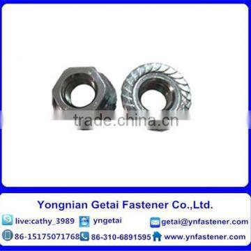 M5-M20 Zinc Plated Hex Head Flange Nut High Quality