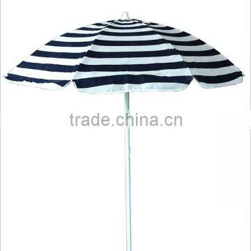 Strip color design beach umbrella