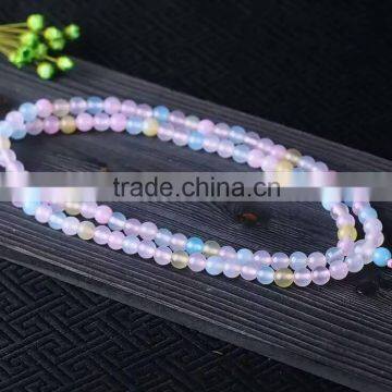 Natural Colorful Agate Beads Bracelet for 3 Strands photo-3