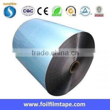 Blue color Aluminum PET tape for cable shielding