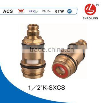 1/2 quick open brass cartridge upc shower faucet cartridge