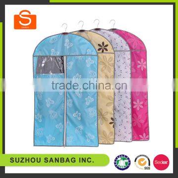 Customized various window garment cover,folded garment packaging bag