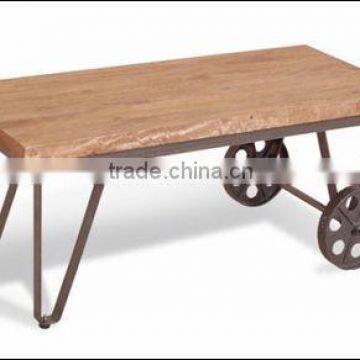 VINTAGE COFFEE TABLE, COFFEE TABLE, Industrial Coffee table