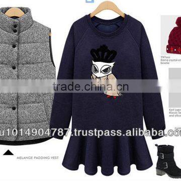 2014 KOREAN LOOSE FIT WOMEN COAT BIG FLARE 9158