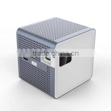 15-100Inch,50 Lumens Brightness Home Theater Projector with Magic Cube Design