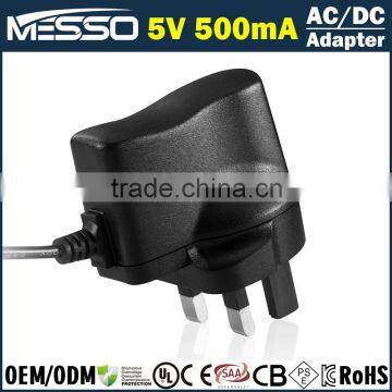 5V 500mA Adapter 2.5W Led Lighting Light Lamp Bulb Strip Flashlight AC DC Power Adapter photo-2