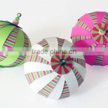 Birthday home decor Stripes Paper Ball Ornament Kit Paper Wedding decorations Wedding Paper Lantern Hanging Decorations