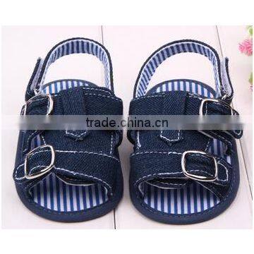 Washed Soft Bottom Denim Shoes Baby Toddler Sandals