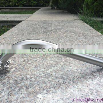 XACD Made Titan Bending Bicycle Stem Customized ti Bike Stems With Hand Brush Finished ti Bicycle Stem Oem Cheap Made in China photo-5