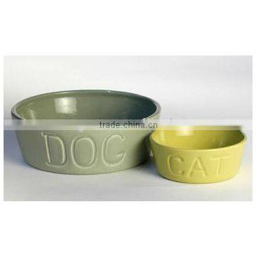 ceramic pet bowls cat and dog bowls