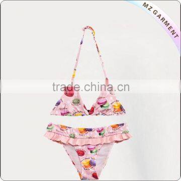 Leopard sexy children bikini